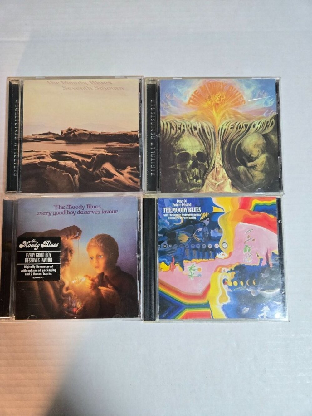 Lot of (4) Moody Blues CD's